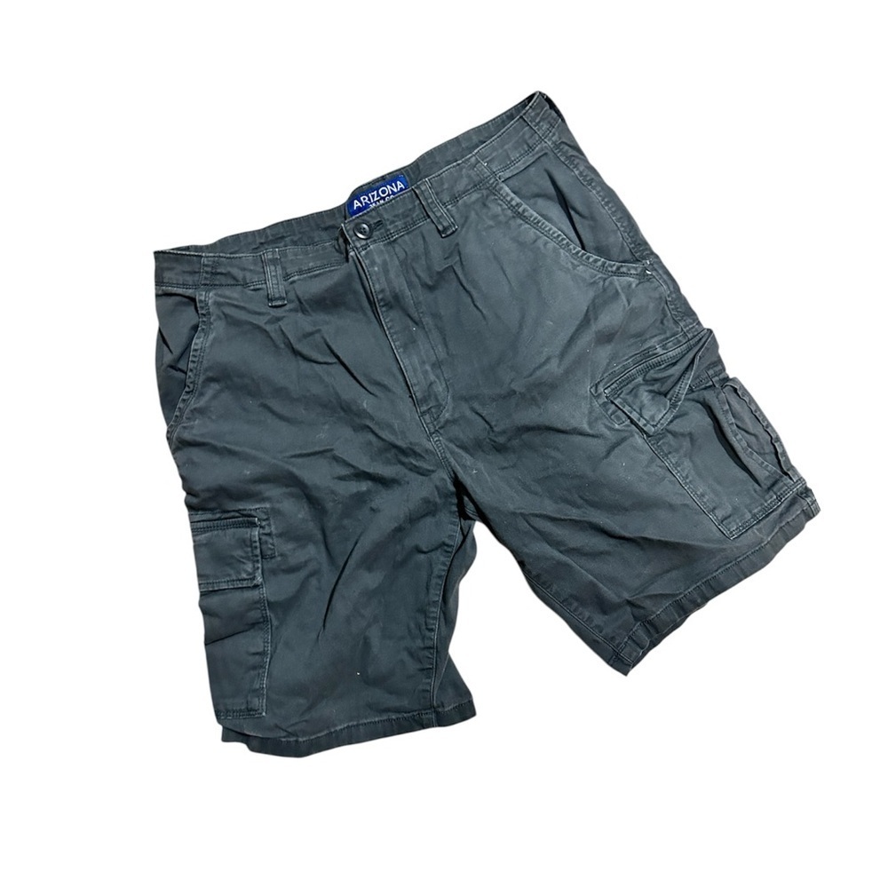 Arizona Jean Company Men's Black Cargo Shorts - Picture 2 of 6